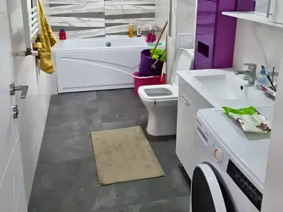 Apartament de inchiriere Sector 2 Bucuresti baie cu masina